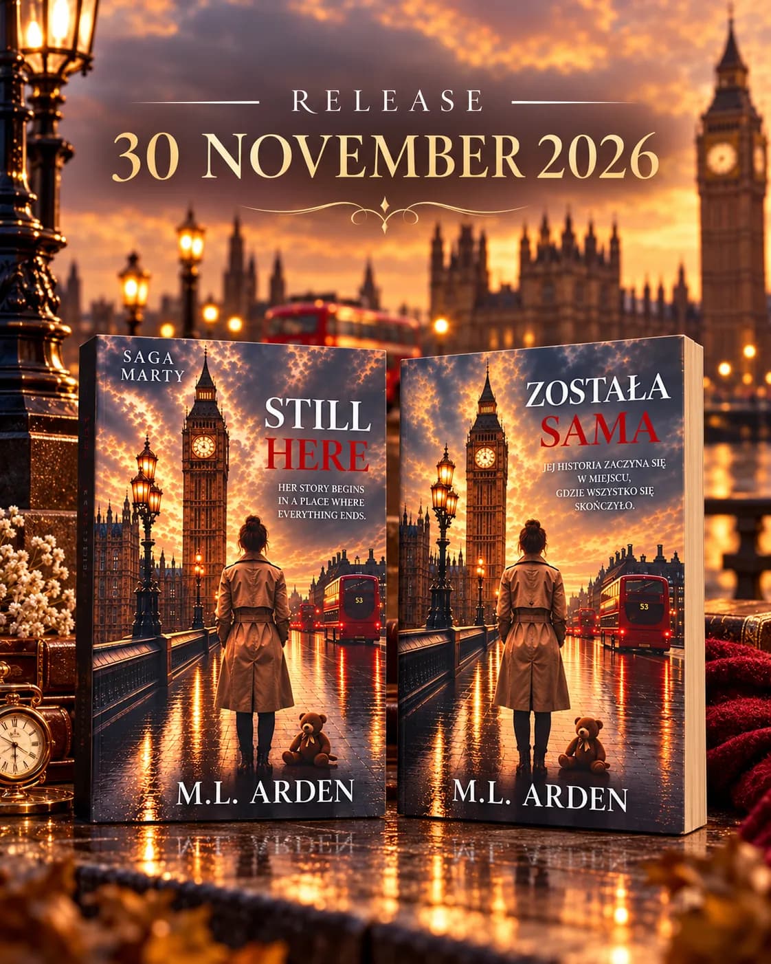 M.L Arden books cover